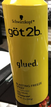 GOT2B SCHWARZKOPF GLUED BLASTING FREEZE HAIR SPRAY 12oz